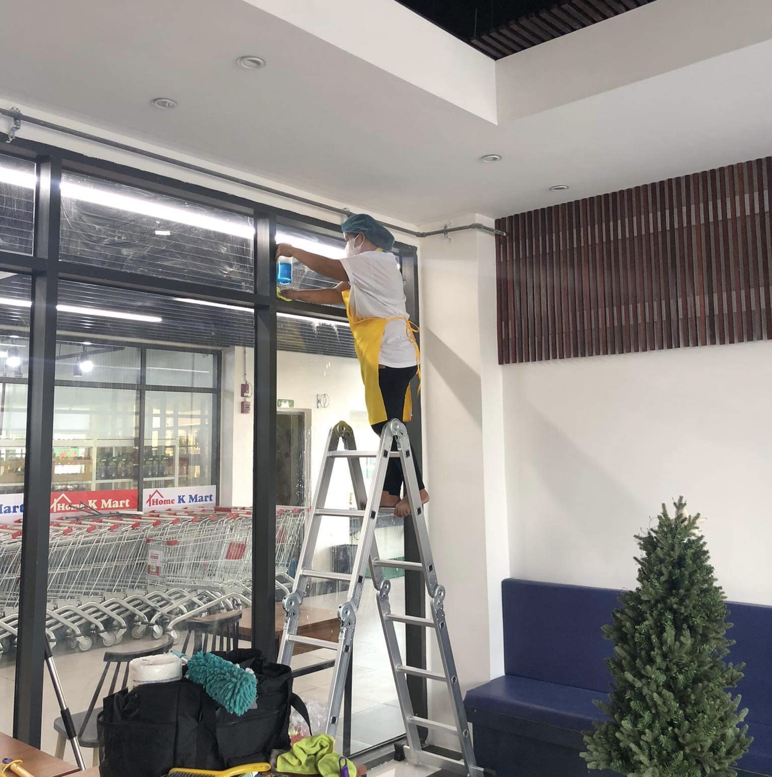 Leamon Fresh cleaner performing Deep Cleaning