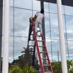 Lemon Fresh Cleaning PH Team, Cleaning High Class wall of a Commercial Building